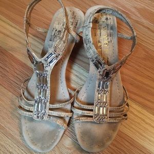 New York Transit Wedge Sandals